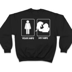 Men's Your Wife My Wife T Crazy Cat Lady Wife Clothing T Shirt - Dream Art Europa