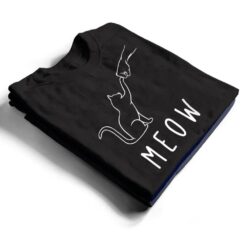 Meow Cat Meow Kitty Funny Cats Mom And Cat Dad Cat Paw T Shirt - Dream Art Europa