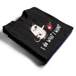 Meow I Do What I Want Vintage Black Cat Red Cup Funny My Cat Ver 2 T Shirt - Dream Art Europa