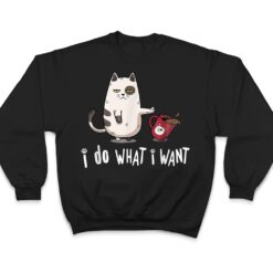 Meow I Do What I Want Vintage Black Cat Red Cup Funny My Cat Ver 2 T Shirt - Dream Art Europa