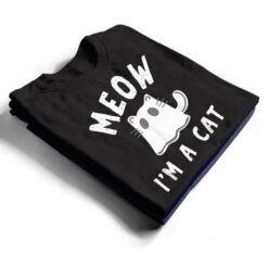 Meow I M A Cat Halloween Costume T Shirt - Dream Art Europa