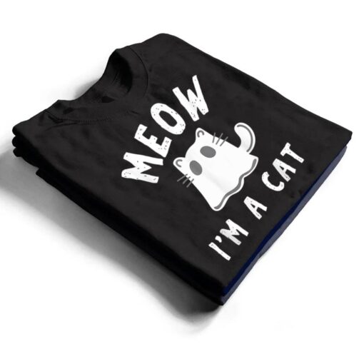 Meow I M A Cat Halloween Costume T Shirt