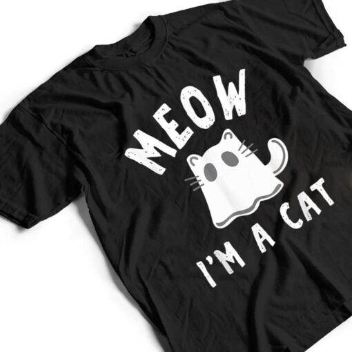 Meow I M A Cat Halloween Costume T Shirt