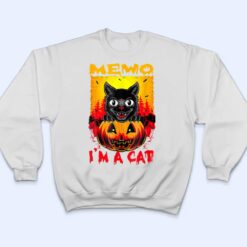 Meow I M A Cat Spooky Black Cat Halloween Costume T Shirt - Dream Art Europa