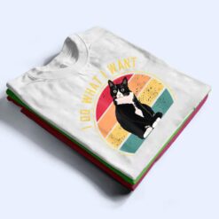 Meow Kitty Cat I Do What I Want Cat Funny Cat Lover Ver 1 T Shirt - Dream Art Europa