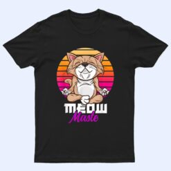 Meow Maste Funny Cat Yoga Namaste T Shirt