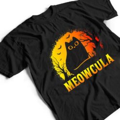 Meowcula Black Cat Halloween Vampire Cat T Shirt - Dream Art Europa