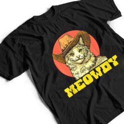 Meowdy Funny Classic Country Cowboy Cat Western Vibe T Shirt - Dream Art Europa