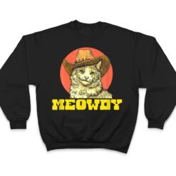 Meowdy Funny Classic Country Cowboy Cat Western Vibe T Shirt - Dream Art Europa