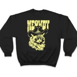 Meowdy Funny Country Cowboy Angry Cat Western Vibe T Shirt - Dream Art Europa