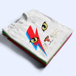 Meowie Bowie Cat Retro Kitty Cat Funny Glam Rock Music T Shirt - Dream Art Europa