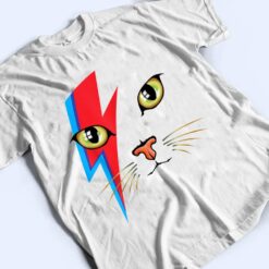 Meowie Bowie Cat Retro Kitty Cat Funny Glam Rock Music T Shirt - Dream Art Europa