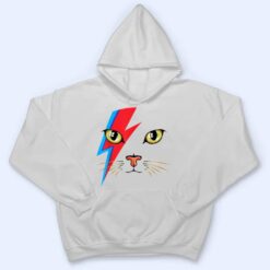 Meowie Bowie Cat Retro Kitty Cat Funny Glam Rock Music T Shirt - Dream Art Europa