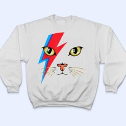 Meowie Bowie Cat Retro Kitty Cat Funny Glam Rock Music T Shirt - Dream Art Europa