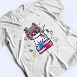 Meowing Into 4H Grade Funny Back O School Cat Lovers T Shirt - Dream Art Europa