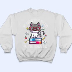 Meowing Into 4H Grade Funny Back O School Cat Lovers T Shirt - Dream Art Europa