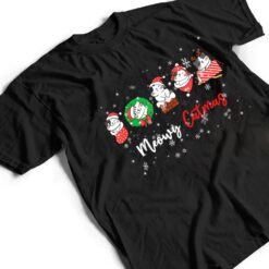 Meowy Catmas Funny Christmas Cat Kitten Lover Kids Mom Dad T Shirt - Dream Art Europa