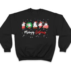 Meowy Catmas Funny Christmas Cat Kitten Lover Kids Mom Dad T Shirt - Dream Art Europa