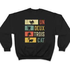 Meowy Funny Cat Vintage retro Un Deux Trois Cat T Shirt - Dream Art Europa