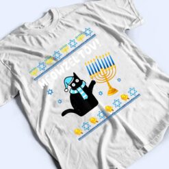 Meowzel Tov Chanukah Jewish Black Cat Hanukkah T Shirt - Dream Art Europa