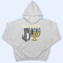 Meowzel Tov Jewish Cat Funny Hanukkah Chanukah PJs Women T Shirt - Dream Art Europa