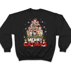 Merry Catmas Cat Christmas Pajamas X-mas T Shirt - Dream Art Europa