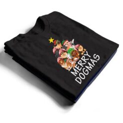 Merry Dogmas Cute Dog Xmas Christmas Tree Dog Lover Gifts Ver 2 T Shirt - Dream Art Europa