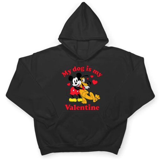 Mickey and Pluto - My Dog Is My Valentine T Shirt