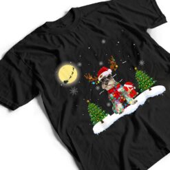 Miniature Schnauzer Christmas Lights Santa Xmas Dog Lover T Shirt - Dream Art Europa