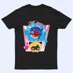 Miraculous Ladybug Chibi Collection Cat Noir M'Lady T Shirt