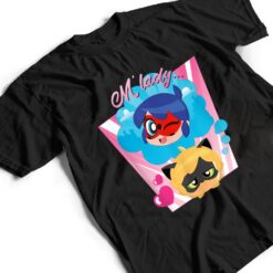 Miraculous Ladybug Chibi Collection Cat Noir M'Lady T Shirt - Dream Art Europa