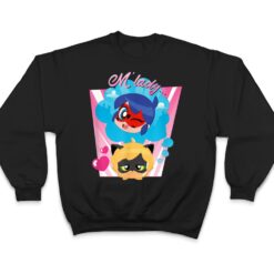 Miraculous Ladybug Chibi Collection Cat Noir M'Lady T Shirt - Dream Art Europa