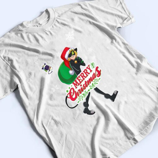 Miraculous Ladybug Merry Christmas from Cat Noir T Shirt