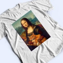 Mona Lisa And Cat T Shirt - Dream Art Europa