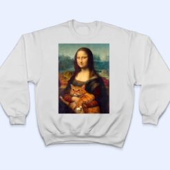 Mona Lisa And Cat T Shirt - Dream Art Europa