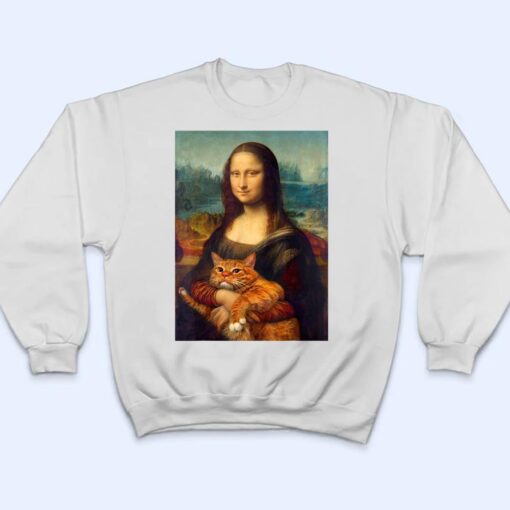 Mona Lisa And Cat T Shirt