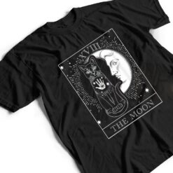 Moon Tarot Card and Cat Occult Graphic T Shirt - Dream Art Europa