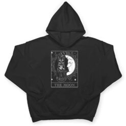 Moon Tarot Card and Cat Occult Graphic T Shirt - Dream Art Europa