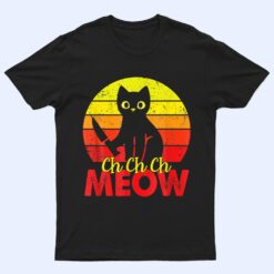 Murderous Black Cat With Knife Funny Halloween Cat Lover T Shirt