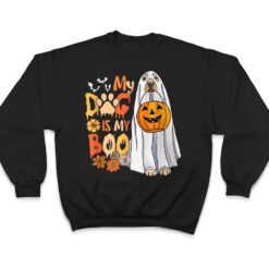 My Dog Is Boo Halloween Cute Dog With Pumpkin Fall Season T Shirt - Dream Art Europa