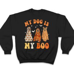 My Dog Is My Boo Spooky Season Ghost Halloween Groovy Pet T Shirt - Dream Art Europa