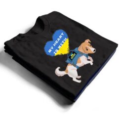 My Heart Is With Ukraine, My Heart Is With Patron Dog Pride T Shirt - Dream Art Europa