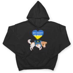 My Heart Is With Ukraine, My Heart Is With Patron Dog Pride T Shirt - Dream Art Europa