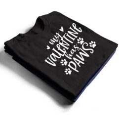 My Valentine Has Paws Funny Cat Dog Lover Adult nager T Shirt - Dream Art Europa