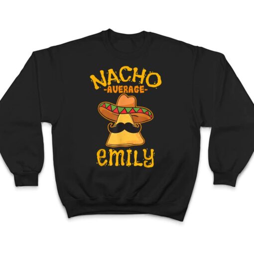 Nacho Average Emily Personalized Name Funny Taco T Shirt