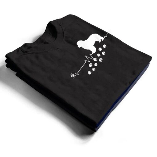 Newfoundland Dog Heartbeat Gift Dogs Breed T Shirt