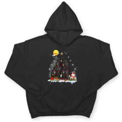 Newfoundland Dog Lover Matching Santa Christmas Tree T Shirt - Dream Art Europa