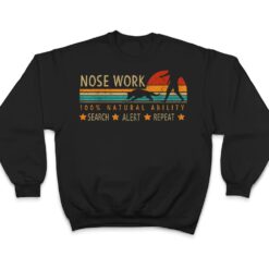 Nosework Dog Sport Training Nose Work Scent Work For Dogs Ver 1 T Shirt - Dream Art Europa