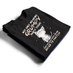 Not Only Wearing Grumpy Pants Oday Sock O Match Cute Cat T Shirt - Dream Art Europa