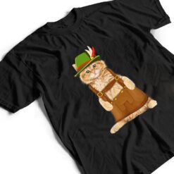 Oktoberfest Cat Bavarian Lederhosen Costume Alpine Hat Gift T Shirt - Dream Art Europa